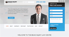 Desktop Screenshot of brain-injury-law-center.com