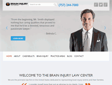 Tablet Screenshot of brain-injury-law-center.com
